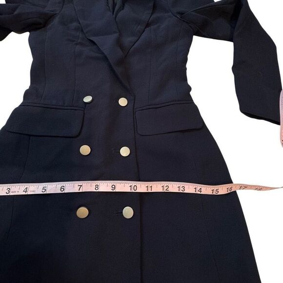 Superdown Madeline Blazer Dress Navy Suiting Mini Double Breasted XXS - Picture 13 of 15